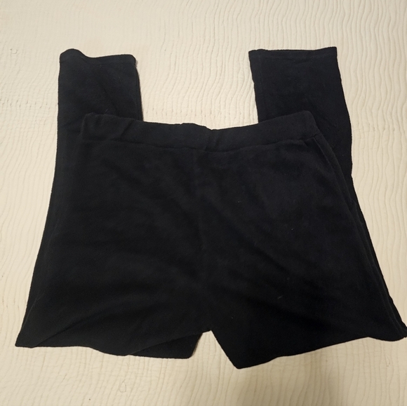 NWT Black Fleece Pants with Pockets Cozy Warm by Lily - Picture 3 of 7